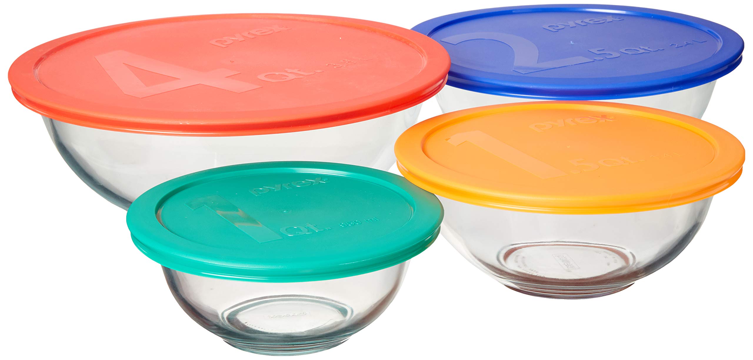 Pyrex 325-PC Blue Plastic Storage Lid - Fits 2.5Qt/2.4L/10-Inch Round Mixing Bowl