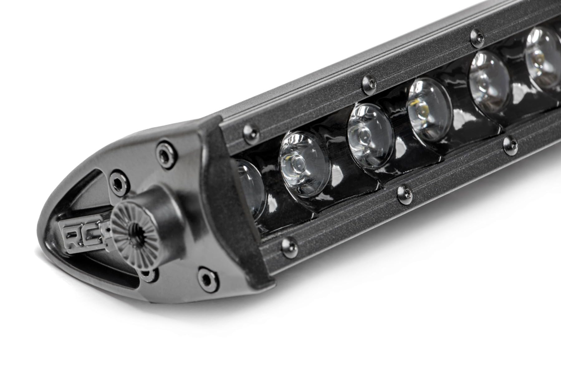 Rough Country 2x2 Square Flush Mount Cree LED Lights – Black Series, Flood Beam (Pair)