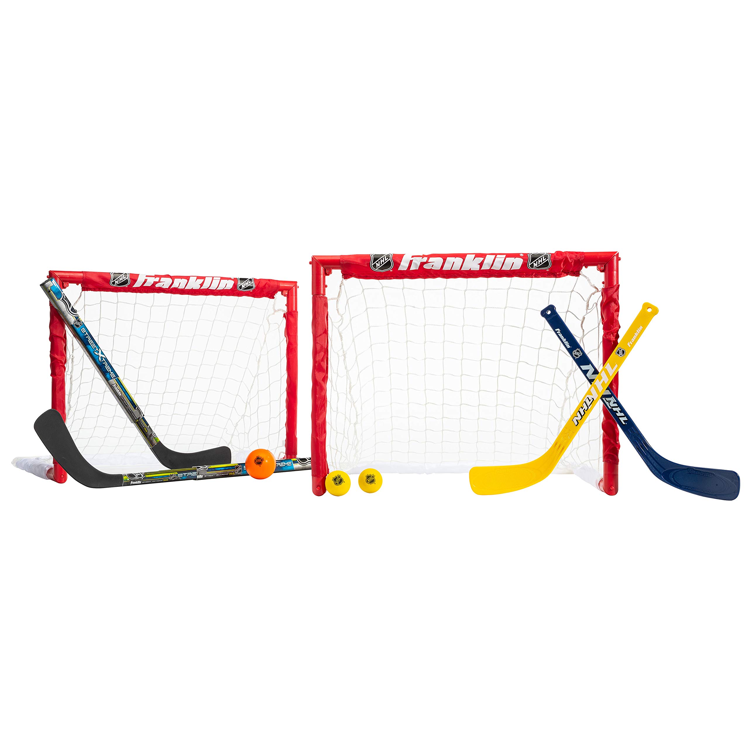 Mini Ensemble Hockey Pour Enfants 3-7 Ans - 2 Bâtons + 2 Balles - Longueur 72 Cm - Matériau PP Léger Et Résistant