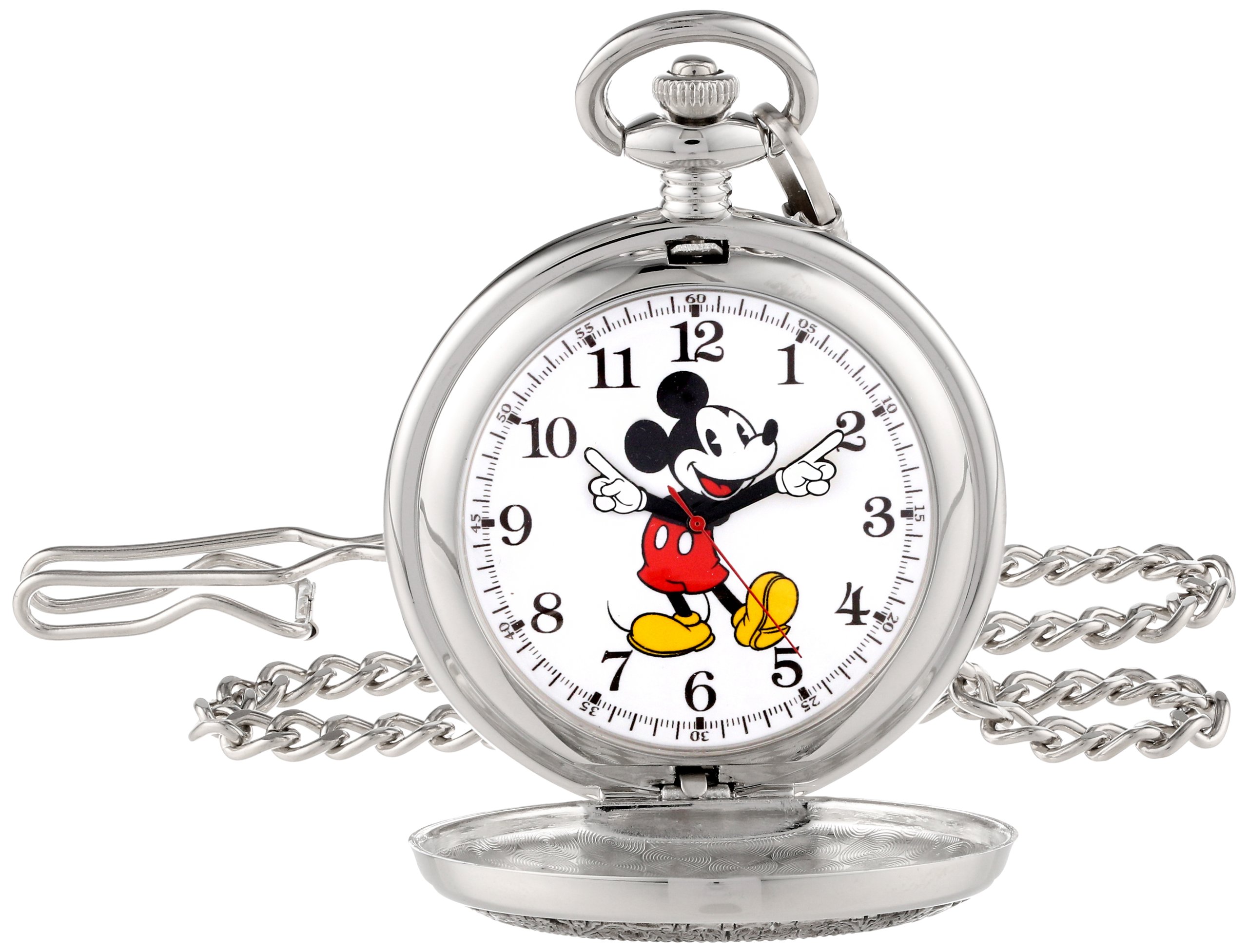 Disney - Brandclub - Men's Disney Mickey Mouse Pocket Watch - Silver
