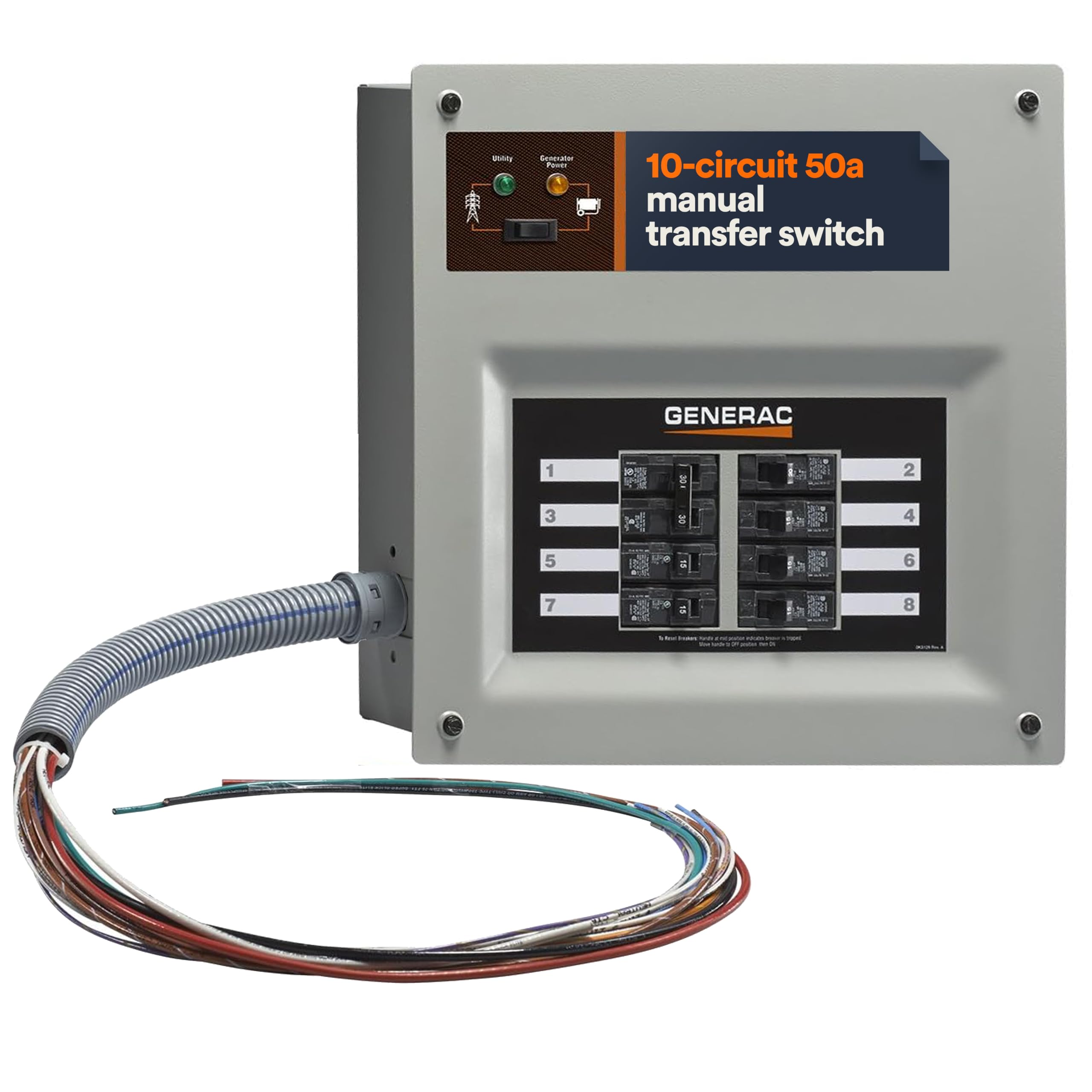 Generac 5664 Maintenance Kit For 12kW-18kW Generators (760/990cc) – Includes Filters & Spark Plug
