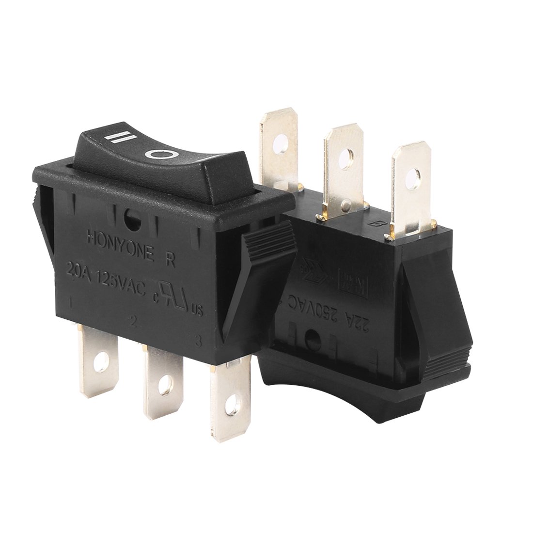 2 Position Keylock Switch – 2NC 2NO, 4A/125V AC, Zinc Alloy With 2 Keys
