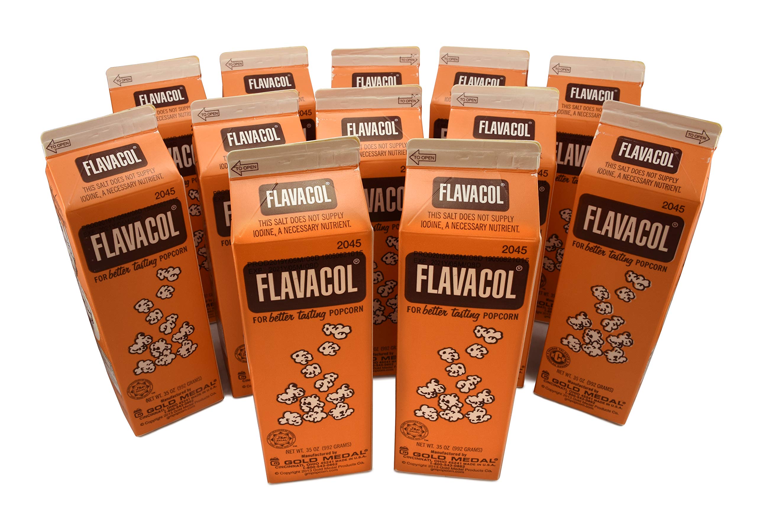 Gold Medal Flavacol Popcorn Seasoning Salt - 35 Ounce Pack Of 2 Theater Style