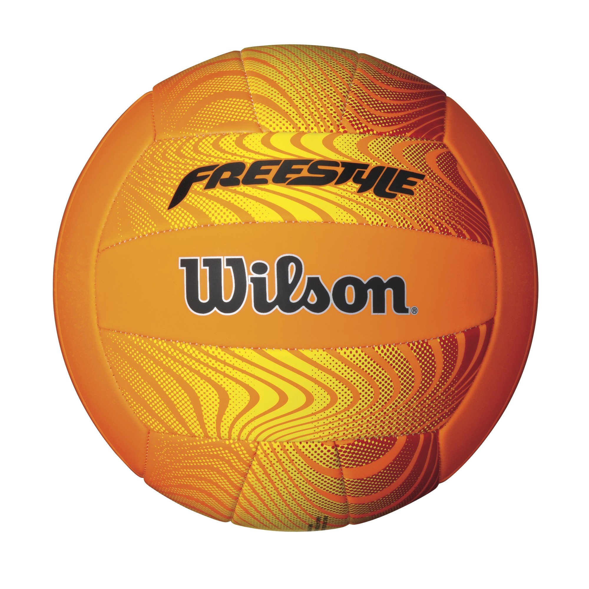 Wilson Splatter AVP Volleyball - Cuir Synthétique, 18 Panneaux, Taille Officielle - Beach Volley