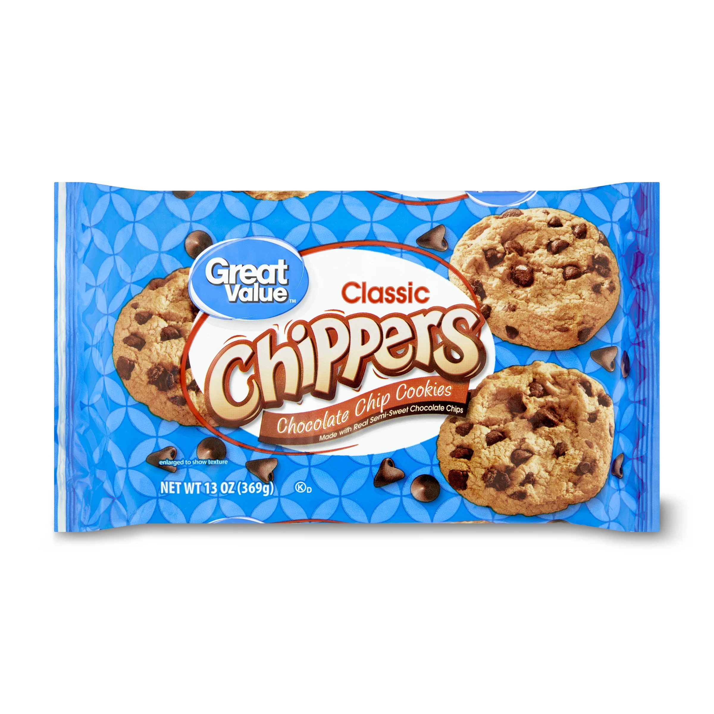 CHOCOCHIP COOKIE 20 ブラウン Great Value - Brandclub - Great Value Mini Chippers Cookies