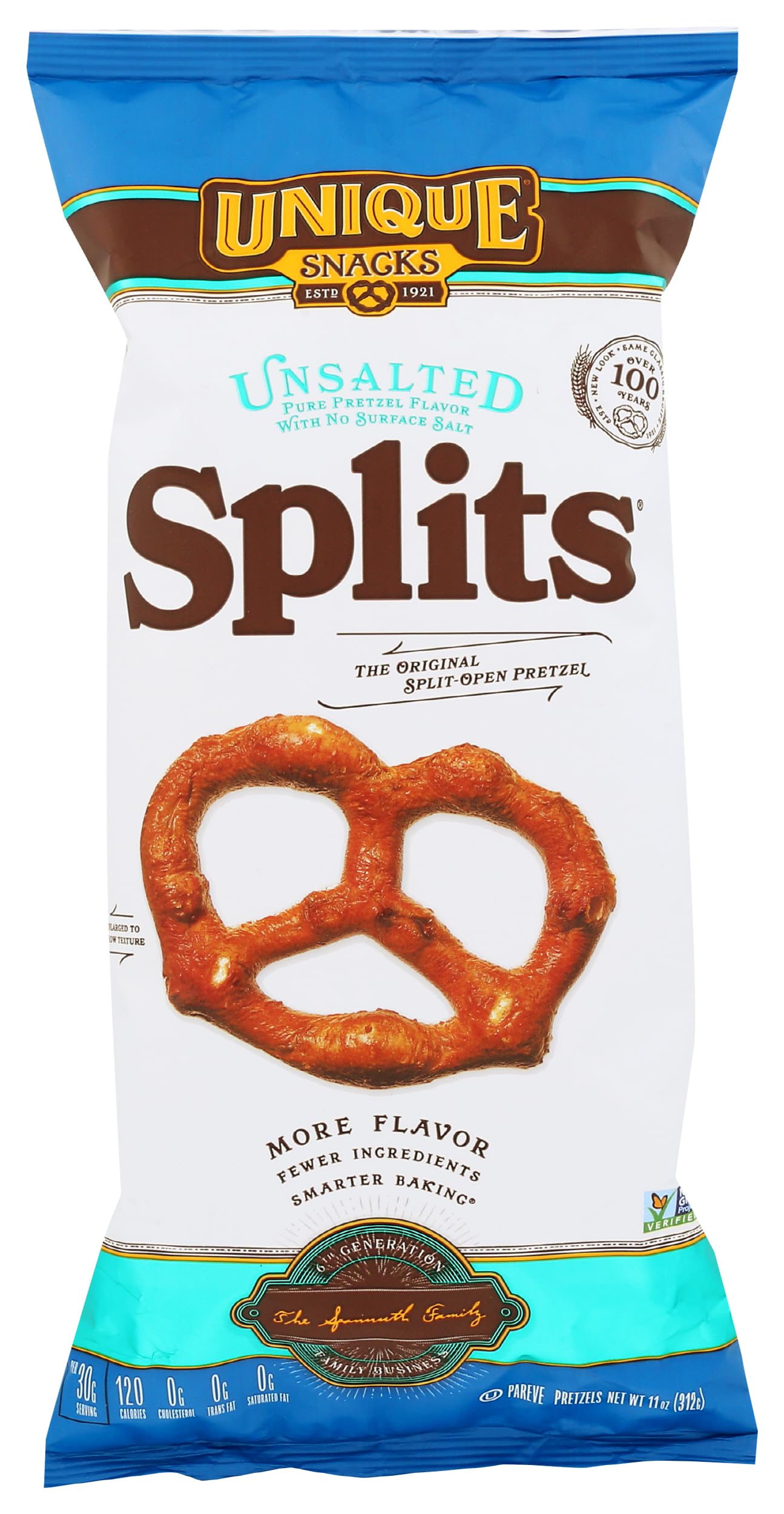 Unique - - Unique Snacks Original Pretzel Shells, Delicious Homestyle Baked Snack Bag, Vegan, OU Kosher, And Non-GMO Food, No Artificial Flavor, 10 Oz. Bag, Pack Of 12