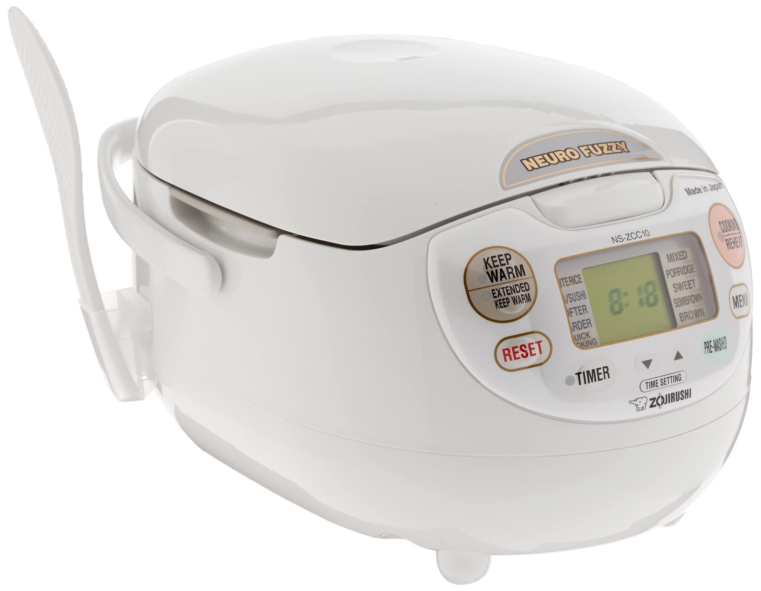 Induction Rice Cooker ZOJIRUSHI 3-Cup Induction Heating Rice Cooker -  Stainless Steel With Multiple Menu Settings Induction Heating Rice Maker, image size:2515x1954
