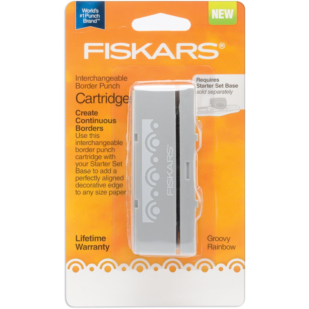 Fiskars - Brandclub - Fiskars Crafts Ivy League Interchangeable Border Punch  Cartridge, Small (101260-1003), image size:1200x1200