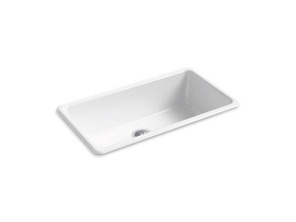 kohh KOHLER Whitehaven Undermount 35.5-in x 21.56-in Cast iron