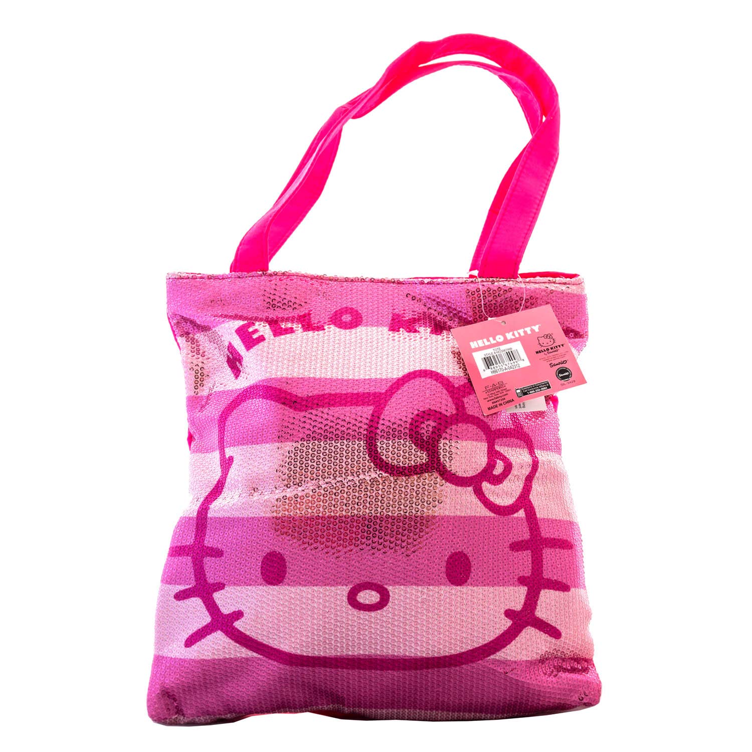 Sanrio Hello Kitty Mini Crossbody Purse For Women - Officially Licensed, Pink All-Over Print, 7 Inch Cute Handbag