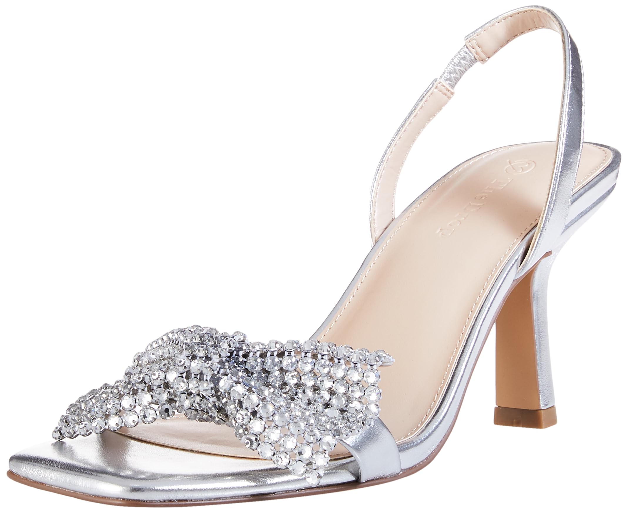 [The Drop] サンダル Klara Clean Pointed Toe レディース クリア 29 The Drop Wom 並行輸入品 The Drop Women\u0027s Klara Slingback Heel, Clear, 5 :