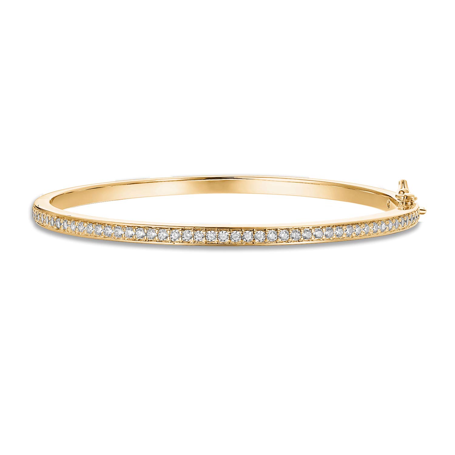 Tennis Bracelets For Women PAVOI 14K Gold Plated 3mm Cubic
