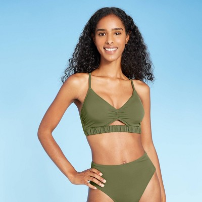 Shade & Shore - Brandclub - Women's High Shine Triangle Bikini