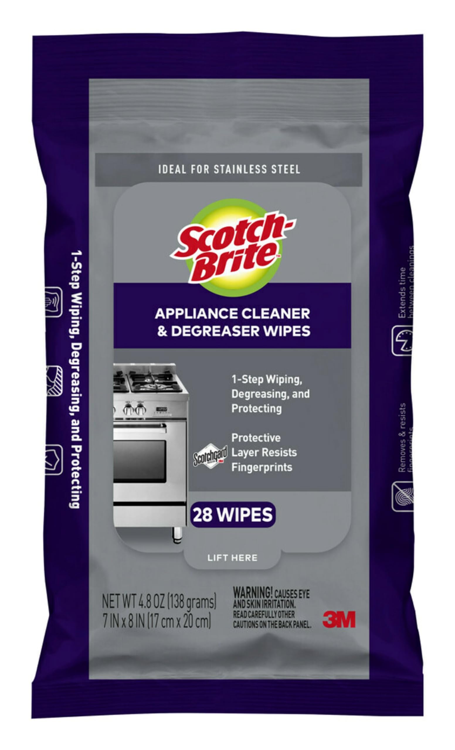 Scotch - Brite Reusable Wipes 40 Sheets/Pkg Scotch - Brite Reusable Wipes 40 Sheets/Pkg