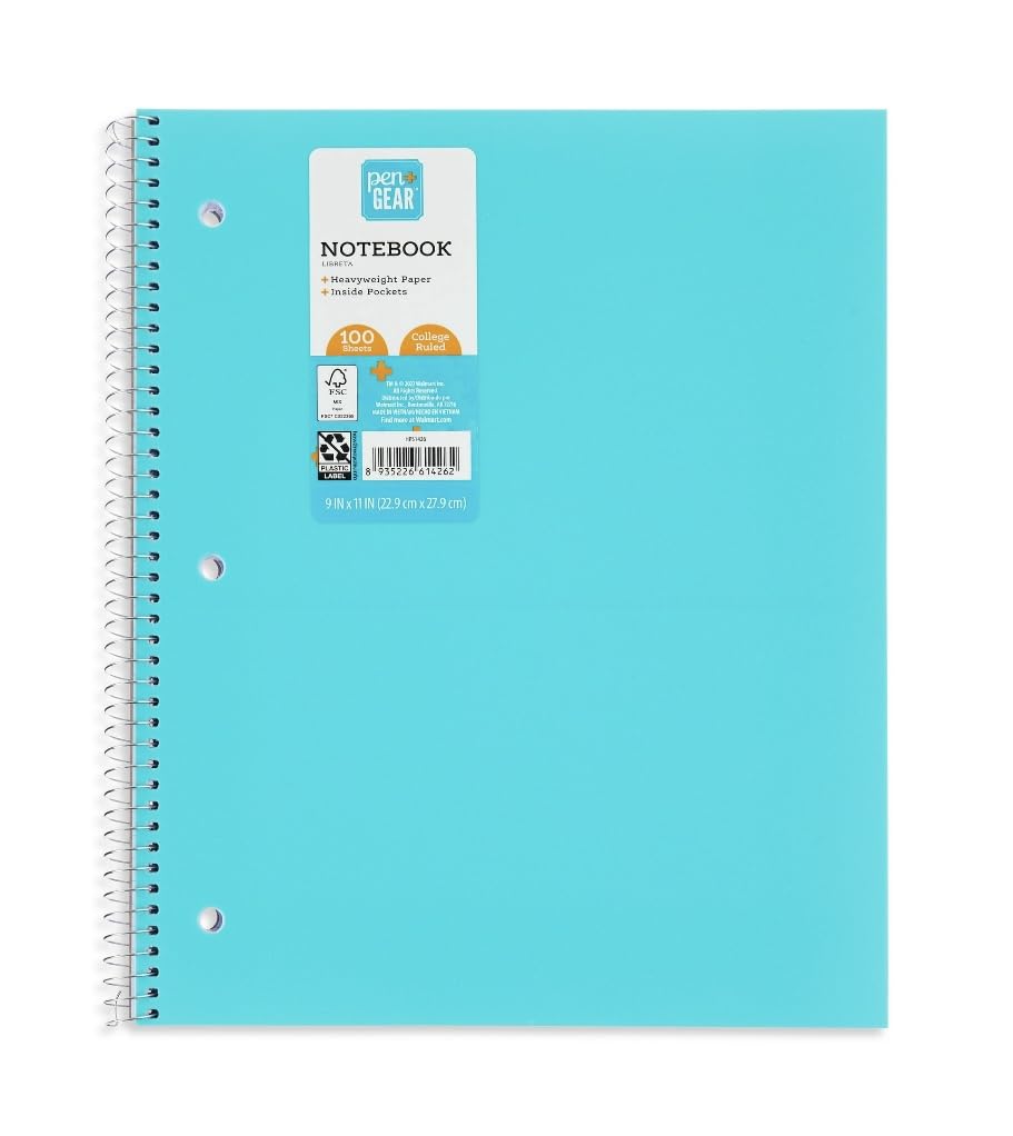 PEN+GEAR - Brandclub - Pen+Gear Wide Rule 1 Subject Notebook