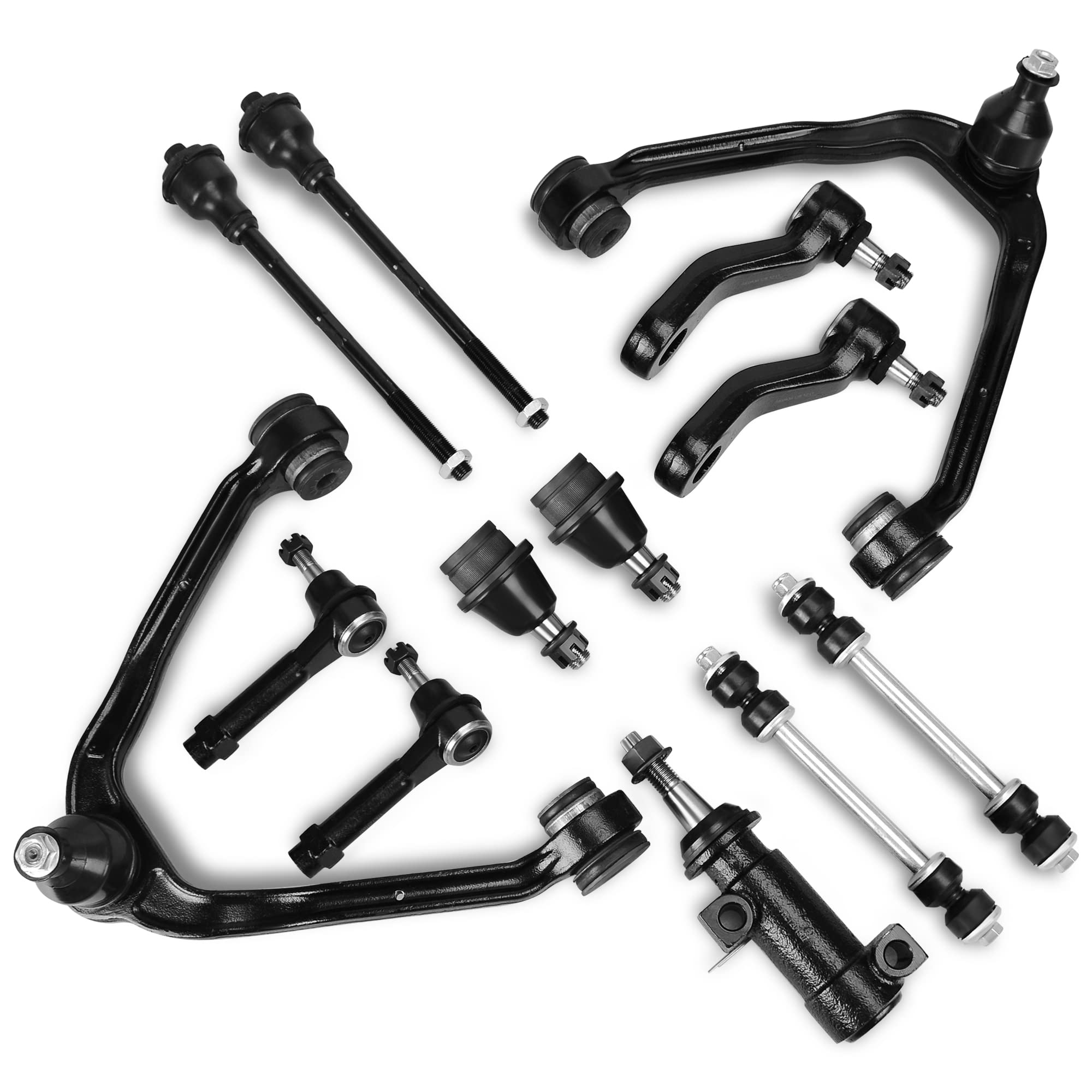 Aazon.co: ASUPRICOS 4pc Suspension Kit For 2002-2009, Buick Rainier/Chevy Trailblazer/GC...