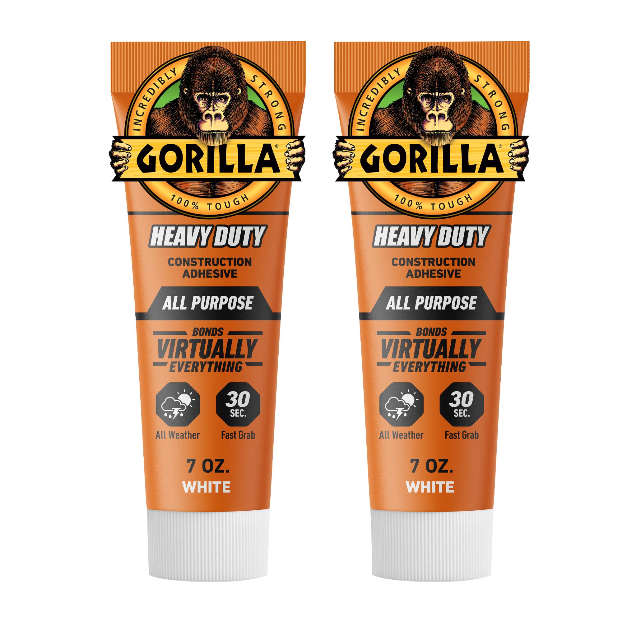 thumbnail image 2 of Gorilla Max Strength Construction Adhesive - Clear 9oz Cartridge (2-Pack) 2 of 12