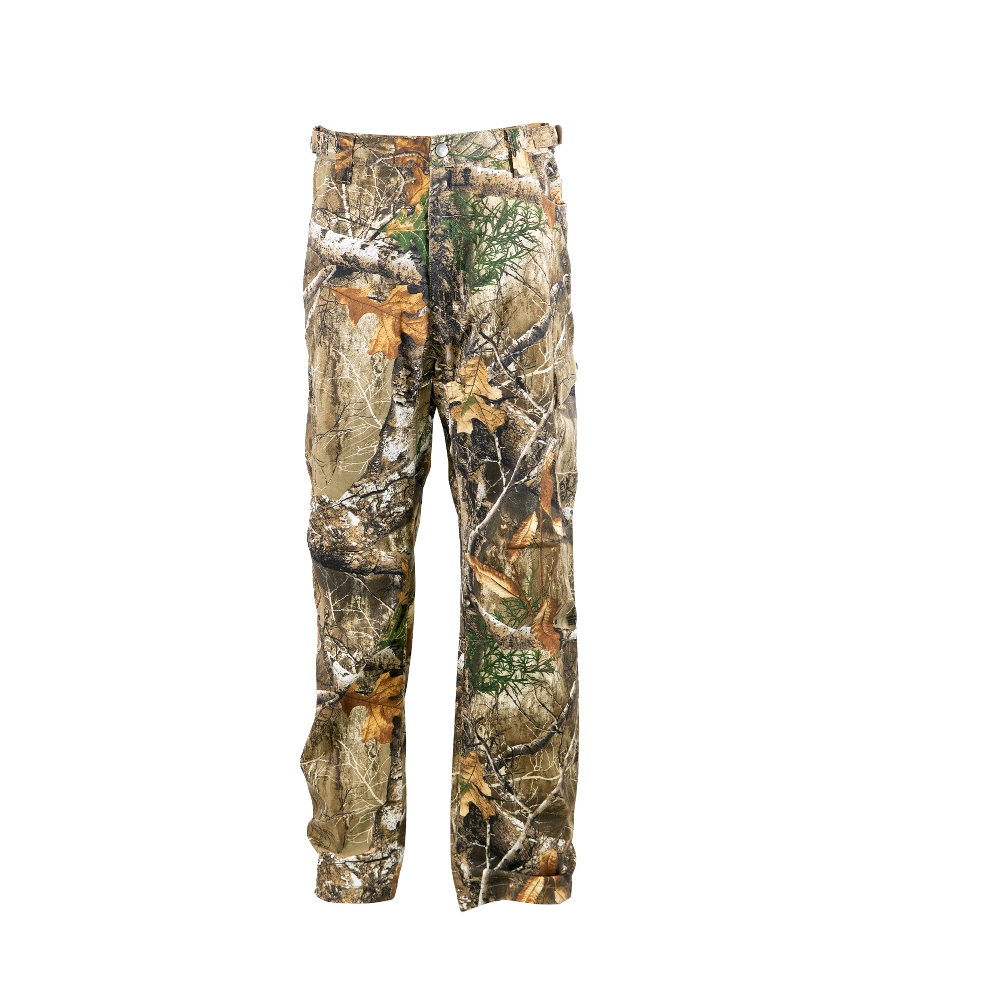 HOT SHOT Men's Camo Softshell Hunting Bib Overalls - Water Resistant, Windproof, Fleece Lined 4-Way Stretch