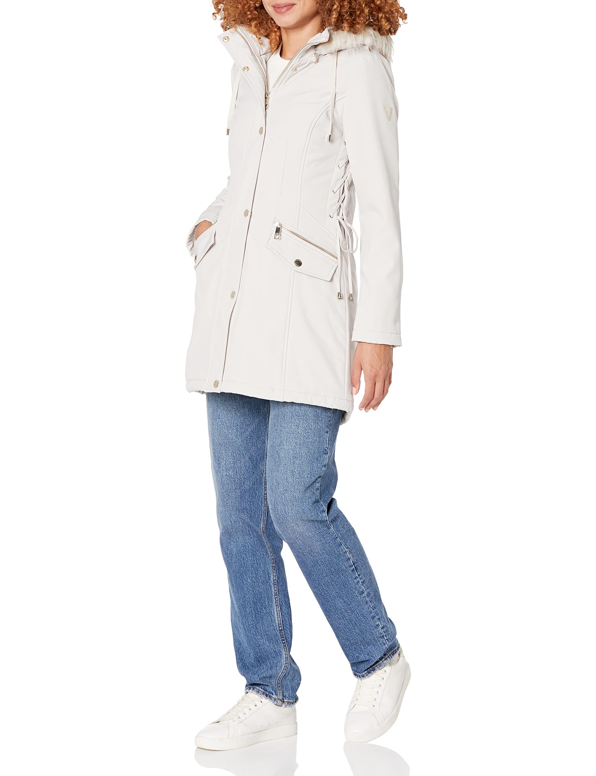 GUESS - Brandclub - GUESS Women's Brooklyn Full Zip Hooded Vest
