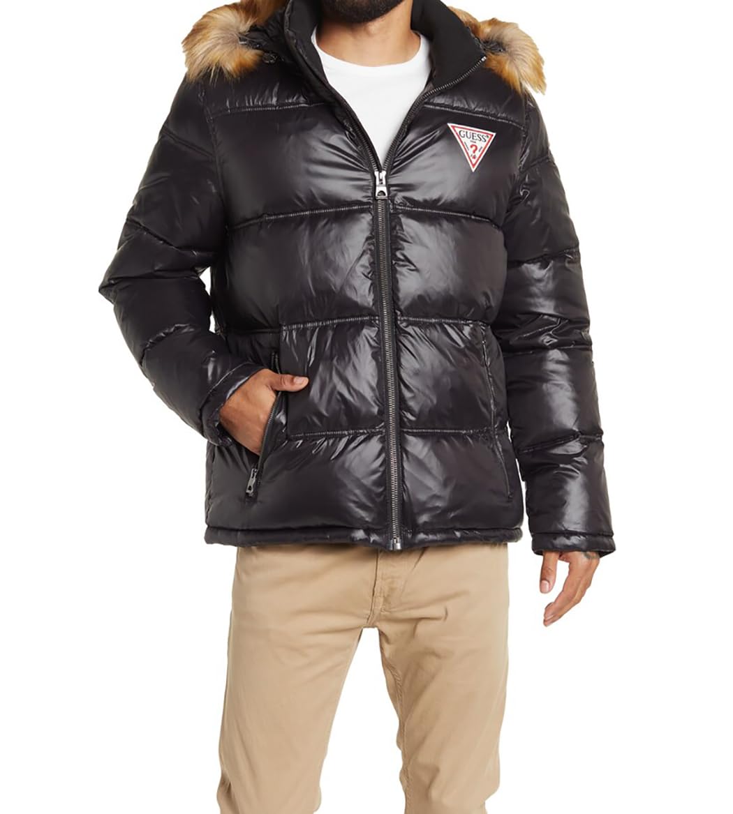 Puffer Jacket Guess By Marciano Leather Jacket Leather Jacket