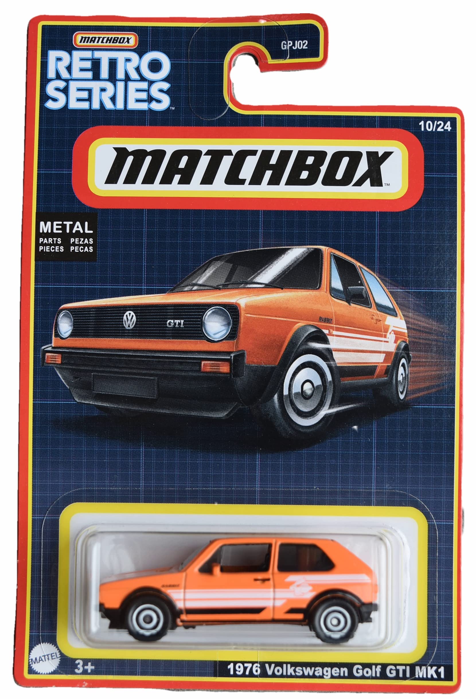 Hot Wheels - Brandclub - Hot Wheels Matchbox 1976 Volkswagen Golf