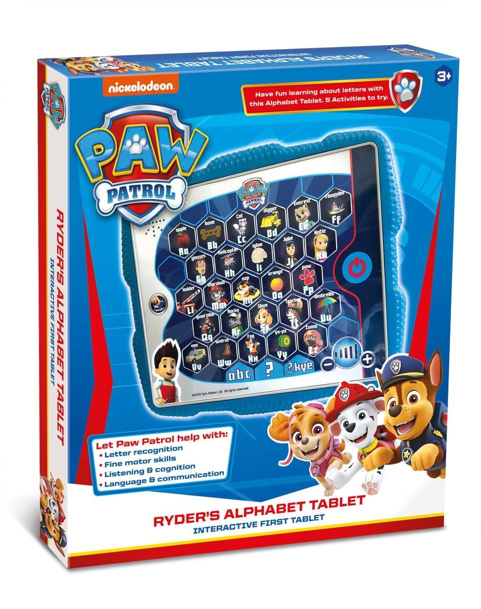 Paw Patrol Ryder's Training Pad - Interactive Learning Toy With Touch Cards & Games