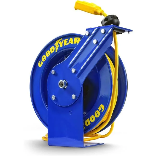 GOODYEAR Extension Cord Reel Extra Long 40 Ft 14AWG