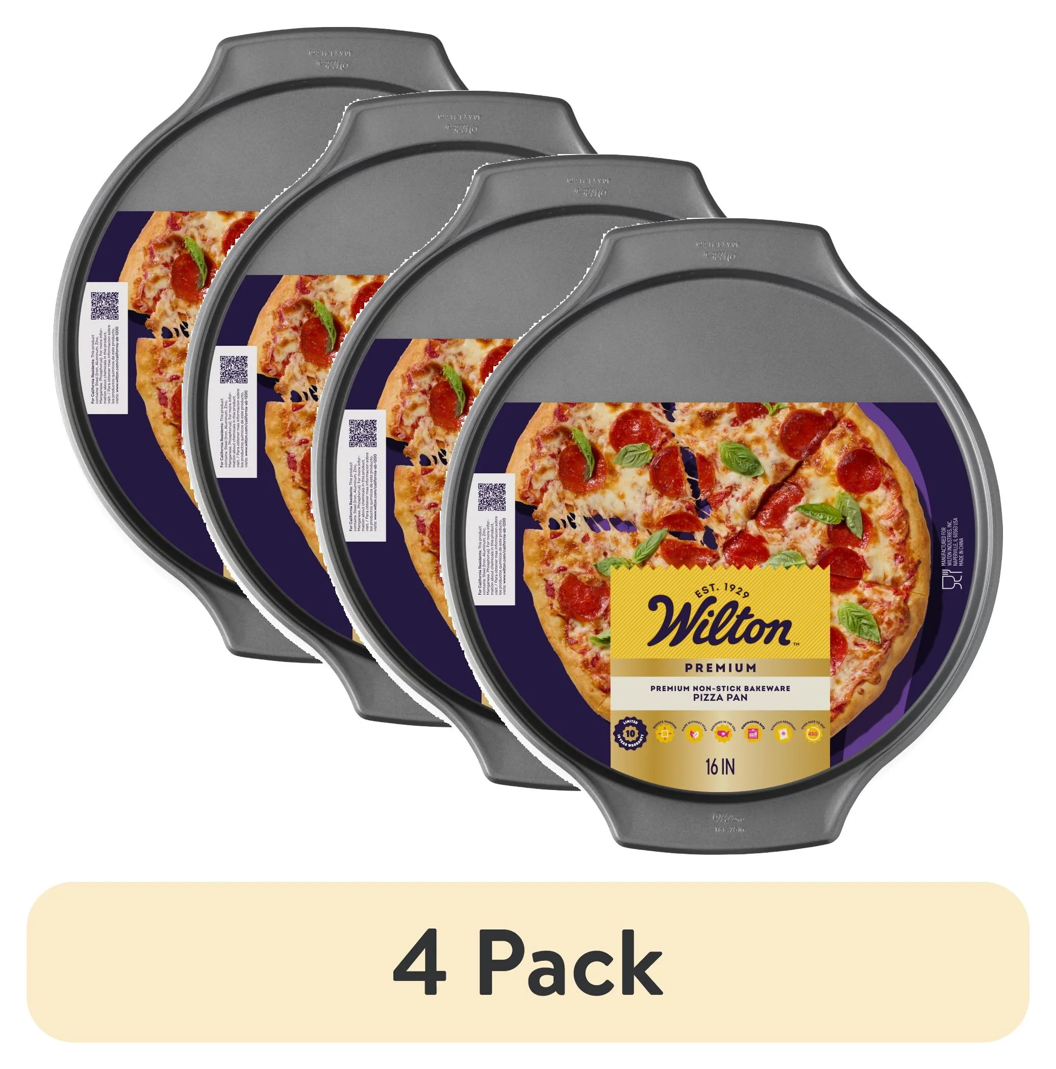 【中古】Wiltonピザパン14???1?/ 4?” Dia。Non Stickスチール Amazon.com: Wilton Perfect Results Premium Non-Stick Pizza