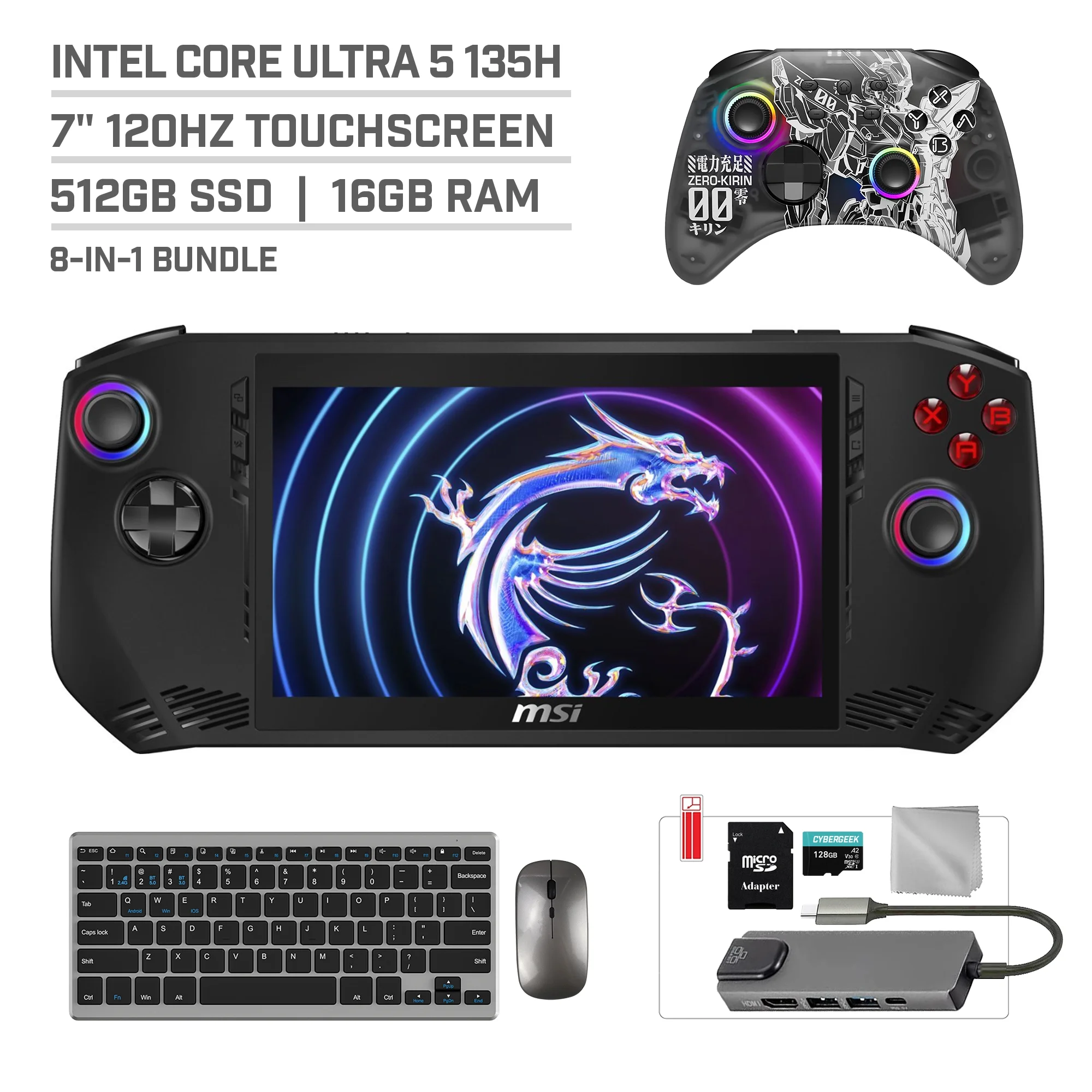 ミニPC MSI Claw A1M Amazon.com: MSI Claw A1M-052US Gaming Laptop (Intel Ultra 5