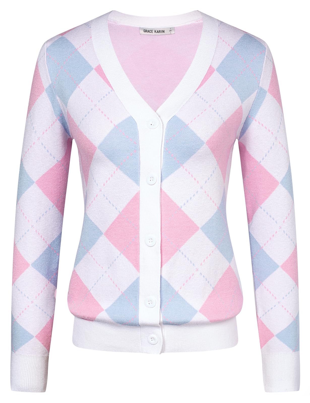 GRACE KARIN Men's Vintage Striped Mockneck Sweater - Soft Pullover Jumper, Ribbed Cuffs, Regular Fit