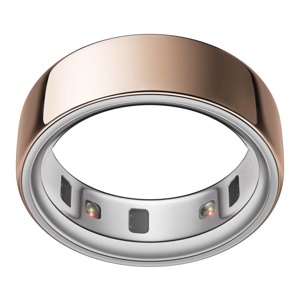 Oura Ring￼ Gen3 Horizon Rose Gold US10 Amazon.com: Oura Ring Gen3 Horizon - Rose Gold - Size 13