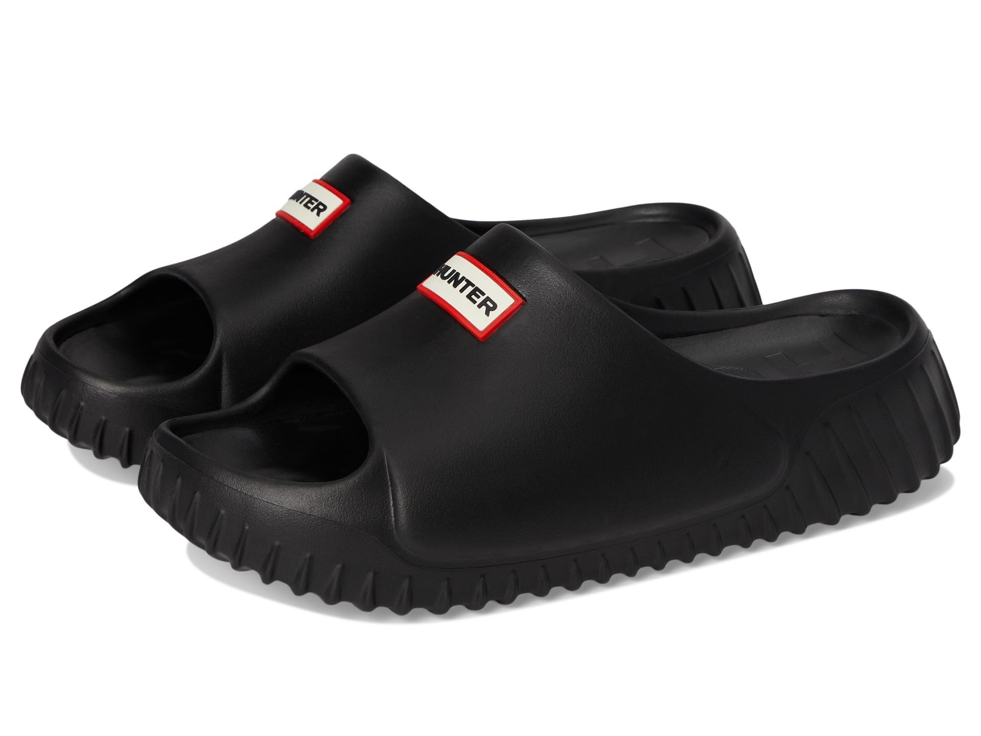 ★HUNTER★ WOMEN Light Algaeform Slide Black HCWK009FDZBLK Hunter Women's Bloom Algae Foam Slide Sandals, Black,7 M US