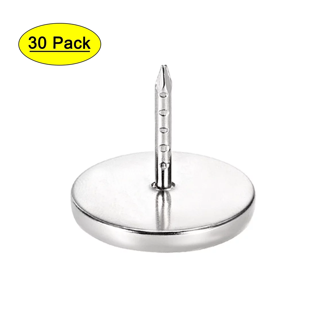 100pcs Antique Copper Upholstery Nails, 30mm Head - Thumb Tacks For Furniture & DIY Decor