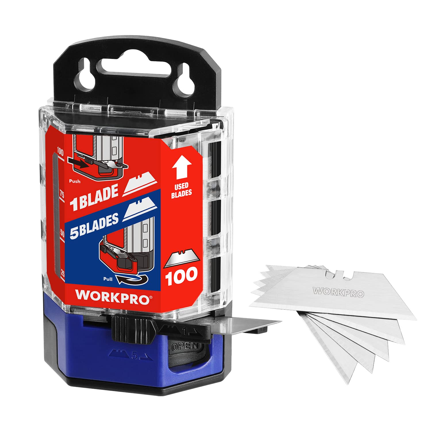 WorkPro - Brandclub - WORKPRO Premium Utility Knife Blades, TAC