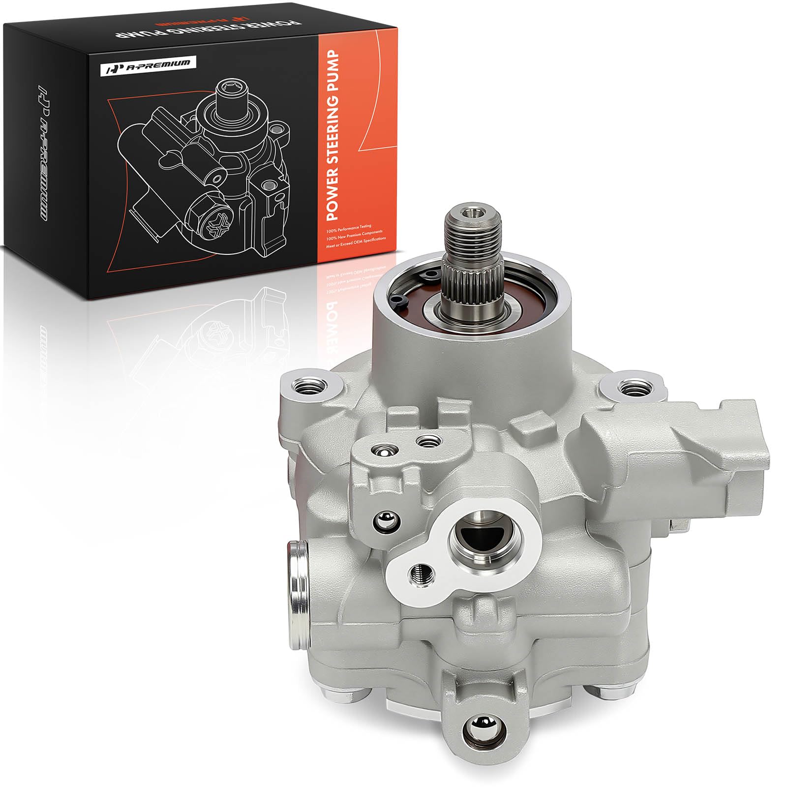 A-Premium Power Steering Pump Compatible with Ford F-150 F150 2004-2008 Expedition Lincoln