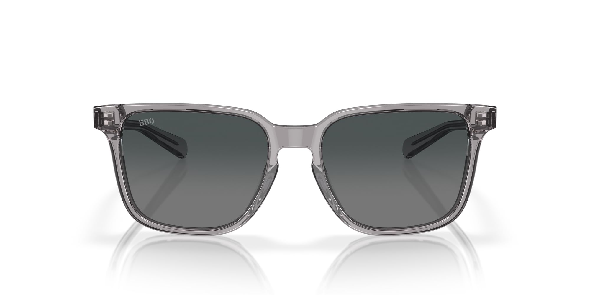 NEW COSTA DEL MAR women\'s panga square frame sunglasses in shiny black crystal f Costa Panga L (56-20) with Rose Gradient lenses and Black  main image 3
