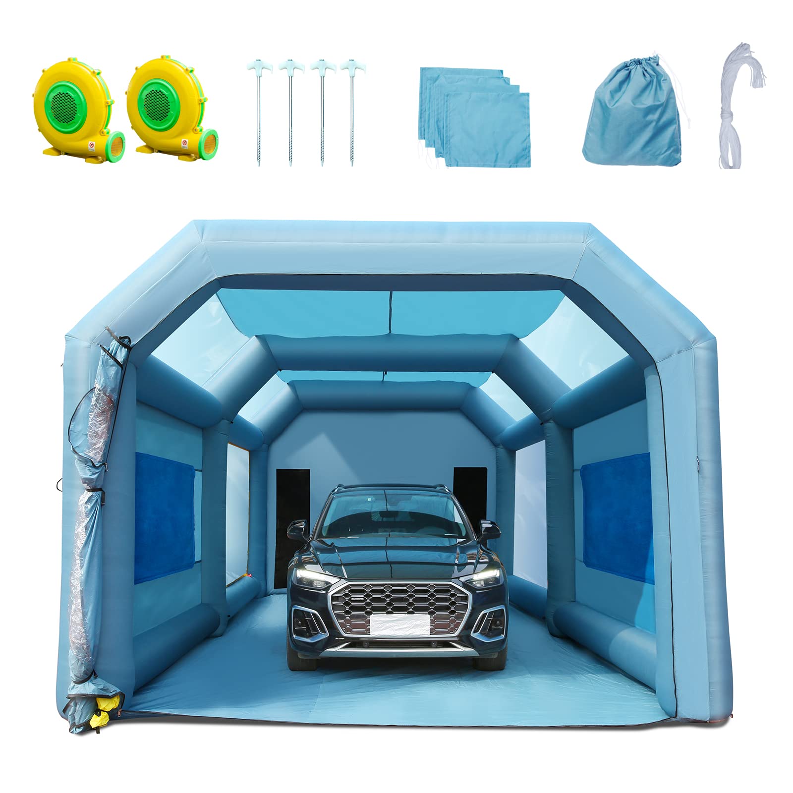 VEVOR 3000W Paint Booth Heater - Infrared Curing Lamp For Automotive Spray Painting & Drying