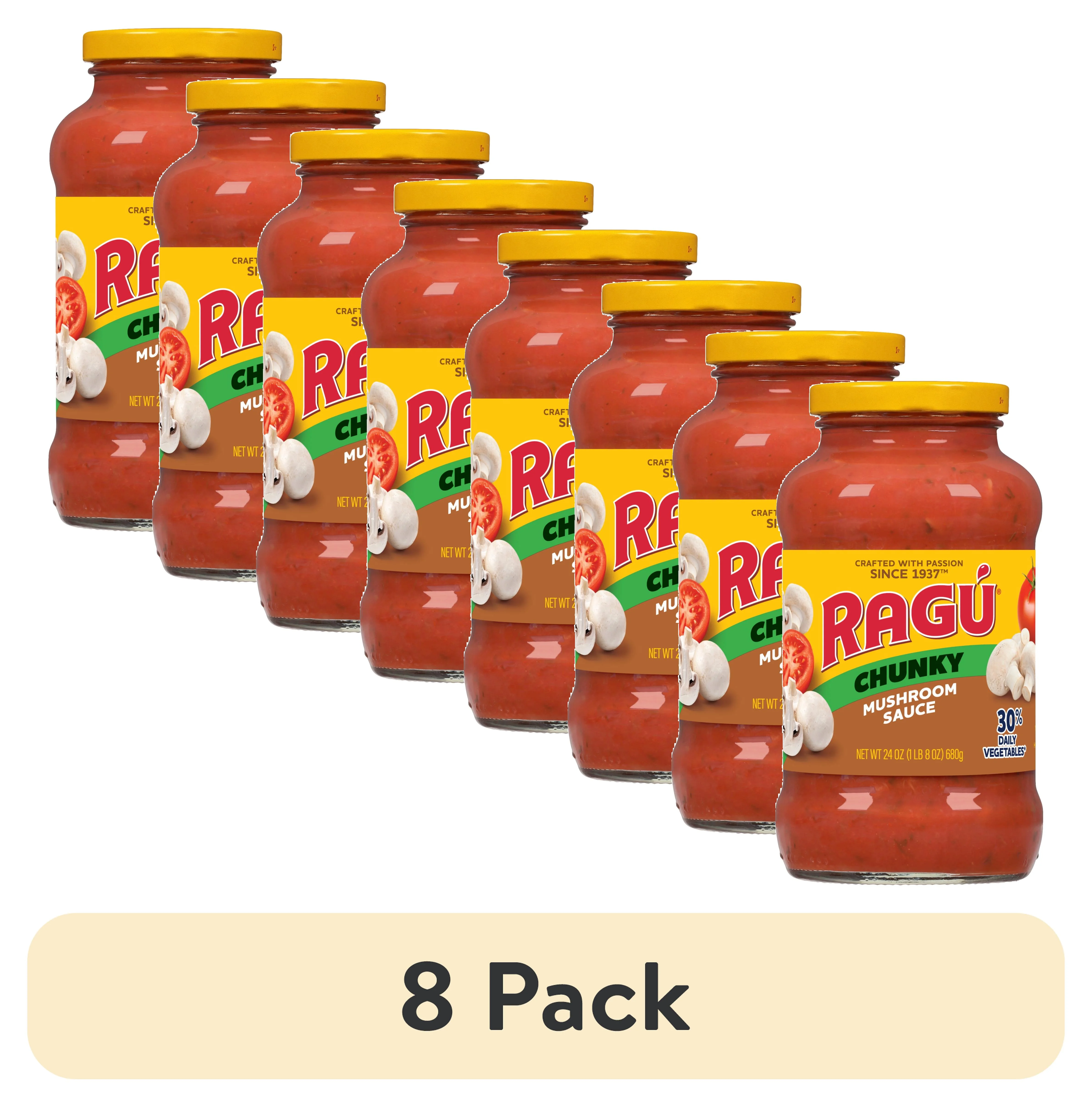 【Ragu】 Ragu Chunky Six Cheese Tomato Pasta Sauce in Dairy Jar, 24