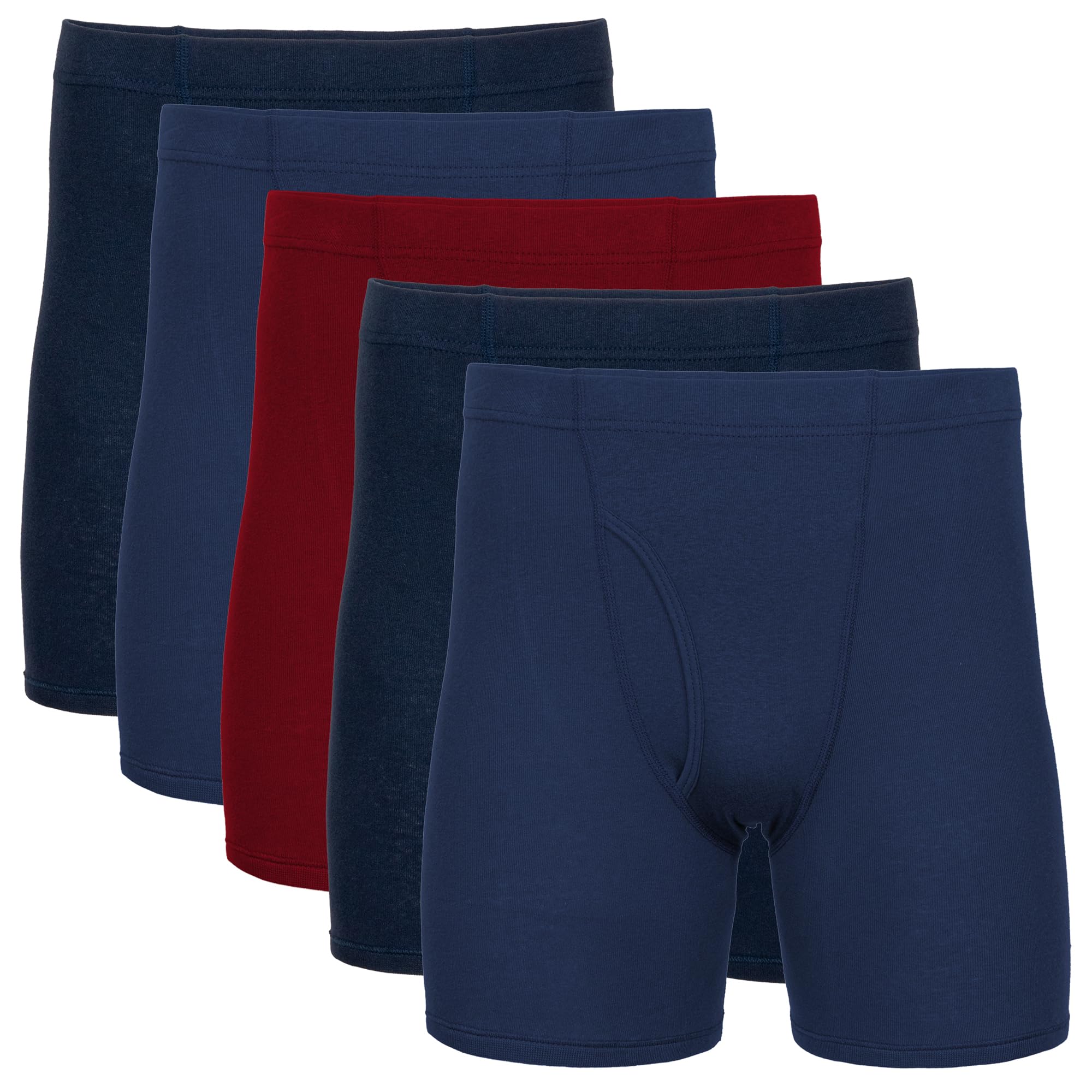 Mens Boxer Briefs Multipack Gildan Men's Boxer Briefs With Covered