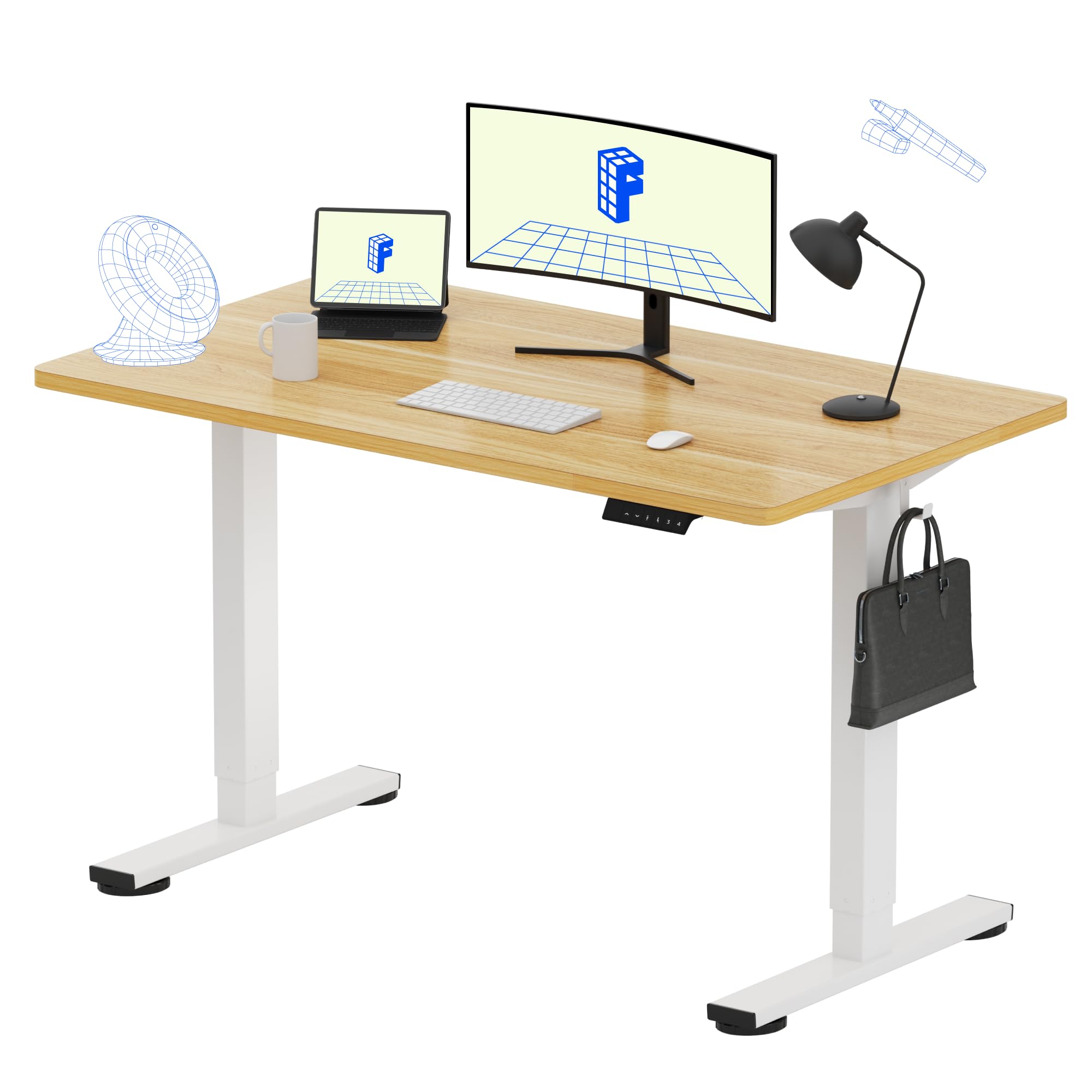Flexispot - Brandclub - FLEXISPOT 4 Legs Standing Desk 55 x