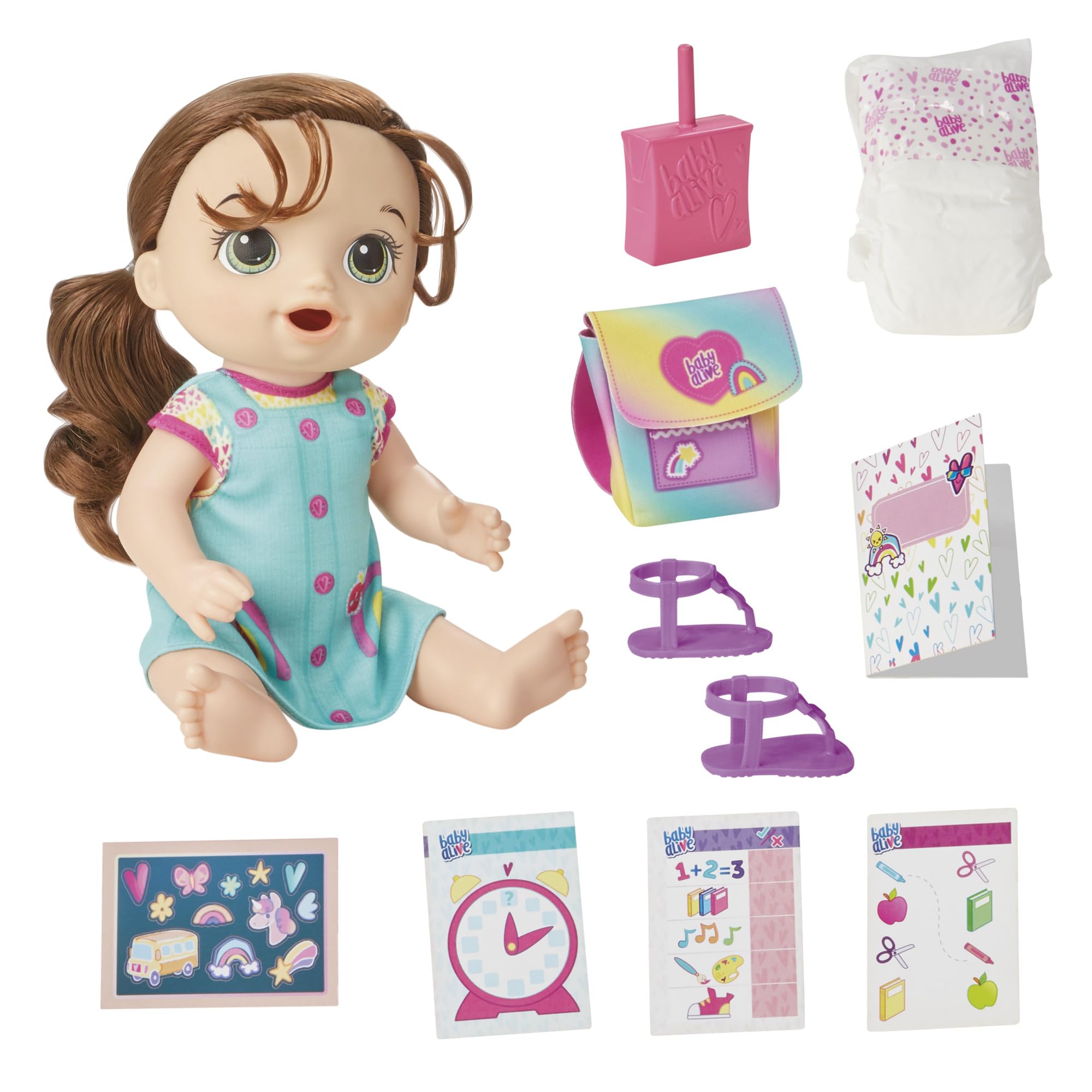 Baby Alive Tinycorns Puppe - Panda Einhorn Mit Trink- Und Nassmach-Funktion Für Kinder Ab 3