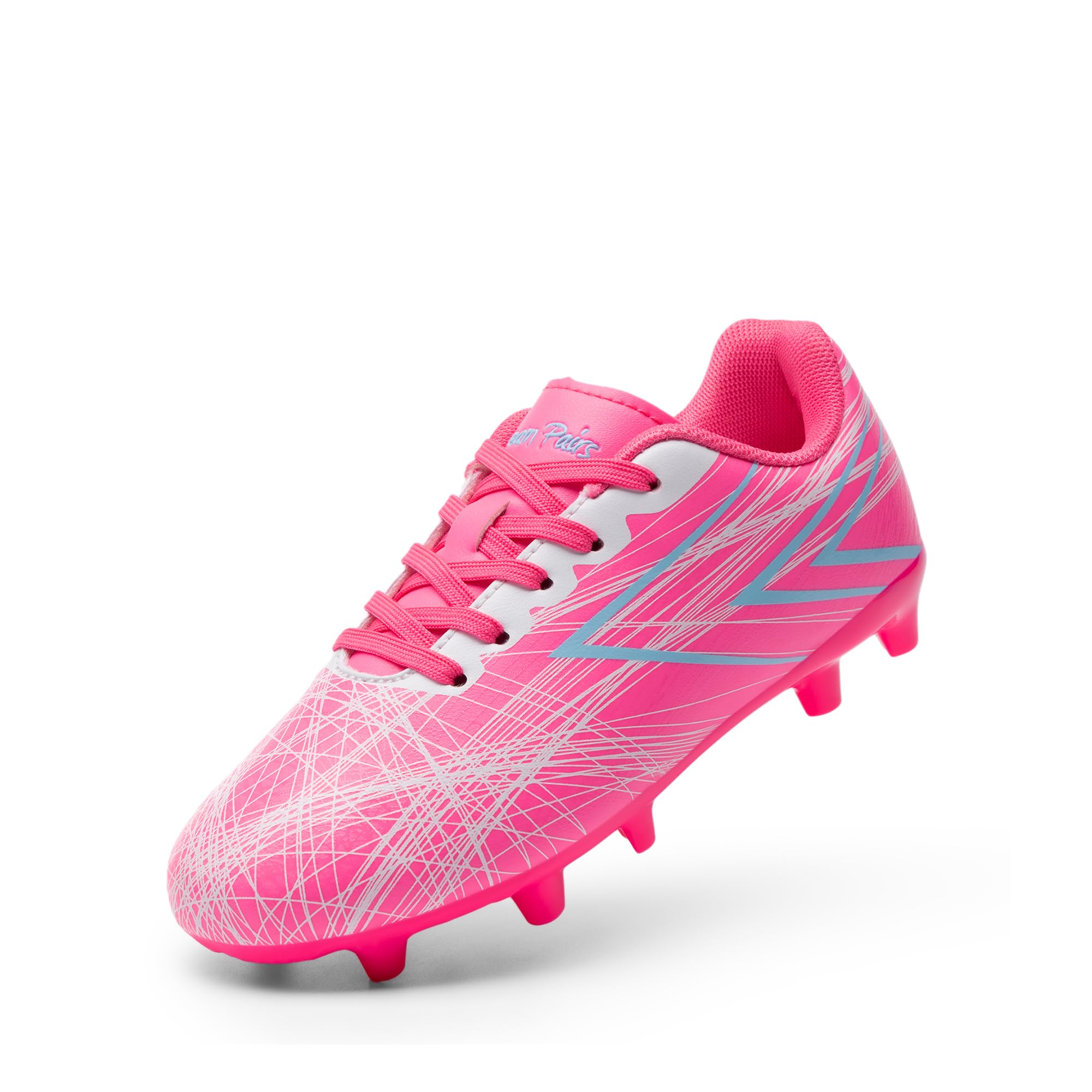 Pink Youth Girls Indoor Soccer Shoes DHOVOR Boys Girls Soccer