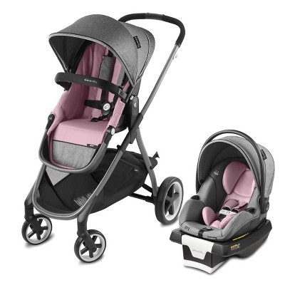 Evenflo Feeding - Brandclub - Evenflo Gold Shyft Smart Modular Travel System  with Stroller & SecureMax Infant Car Seat - Opal