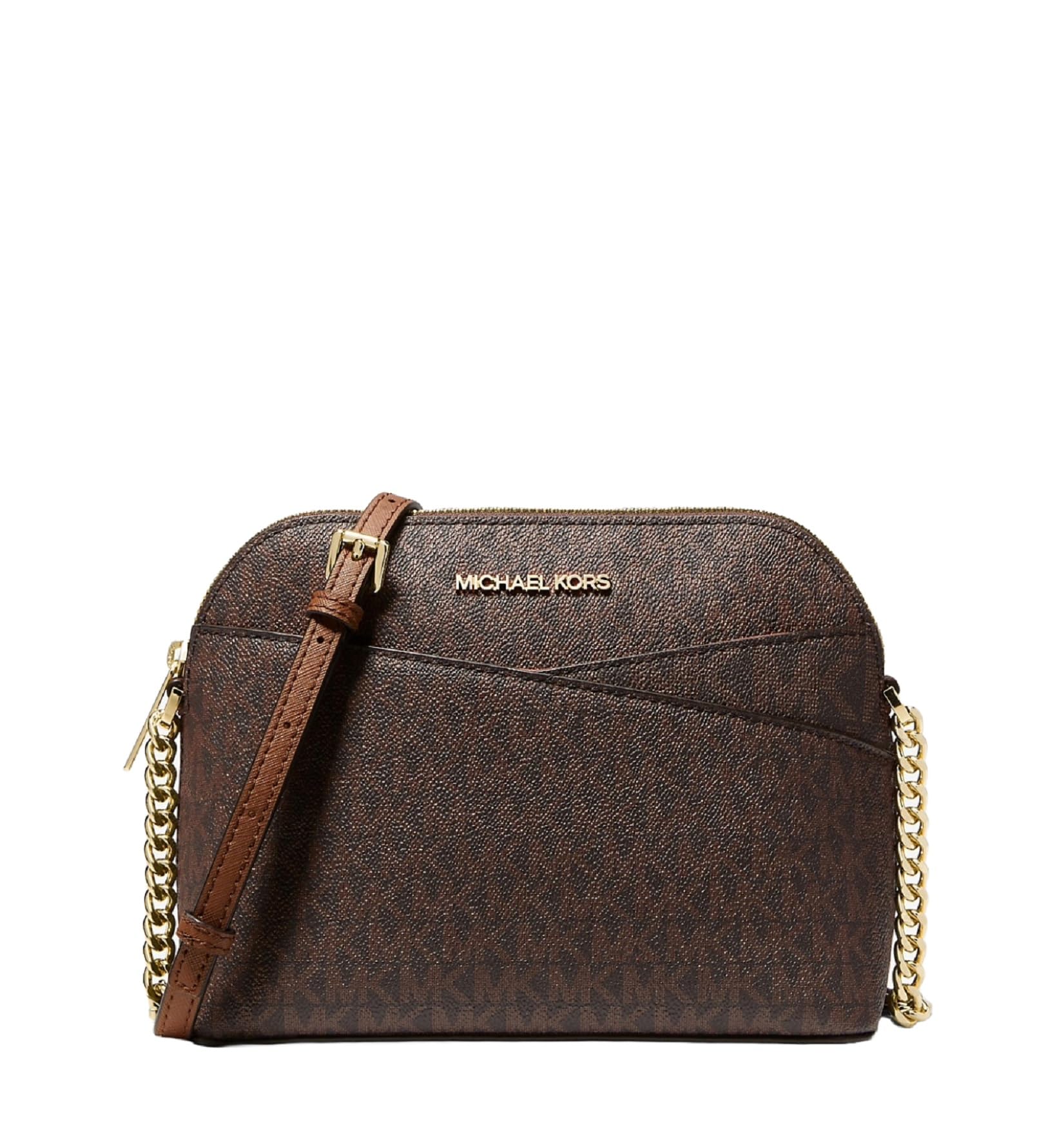 バッグ MICHAEL MICHAEL KORS Heather Extra-Small Leather and Leopard Print Calf Hair