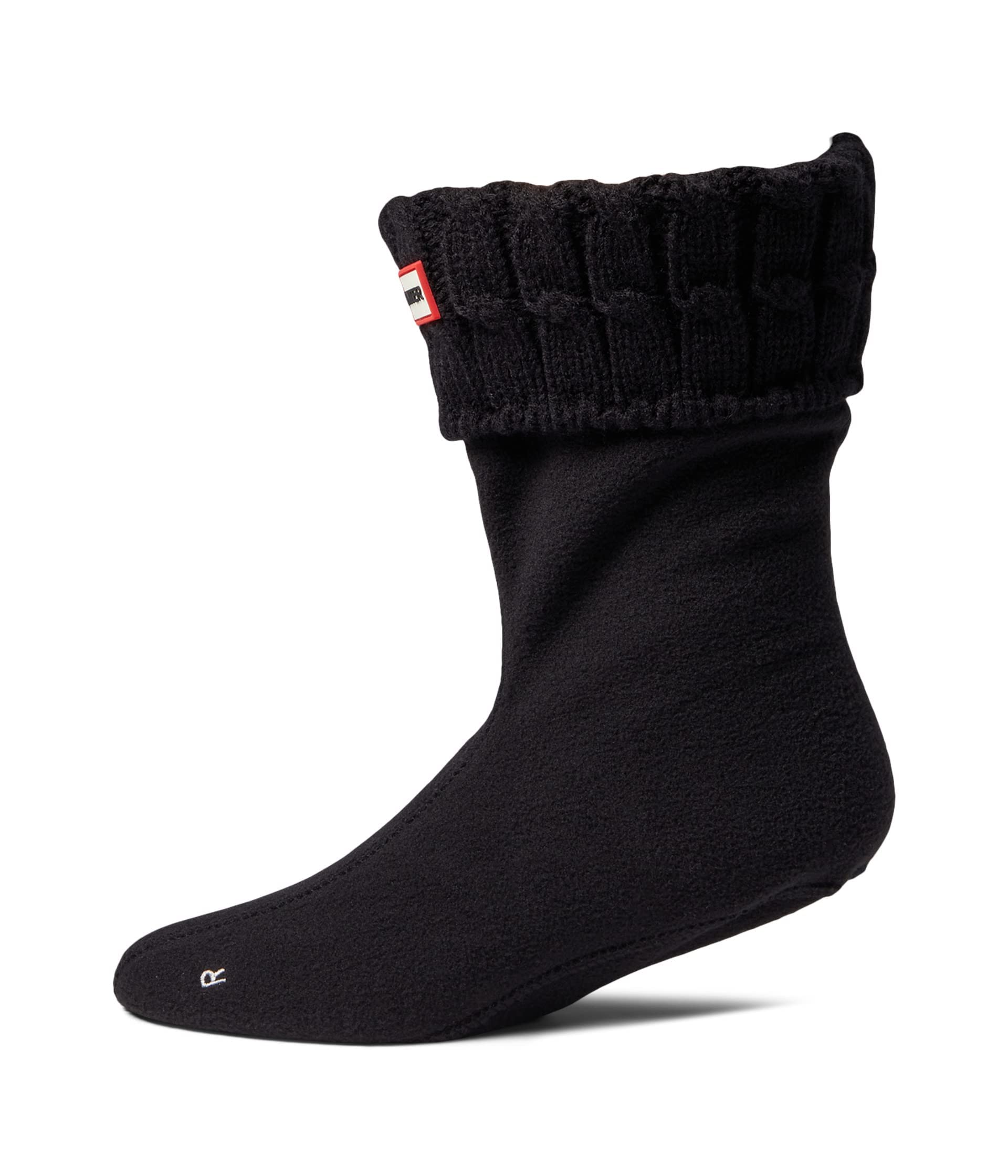 ◇HUNTER◇ UNISEX Original 6 Stitch Cable Tall Bootsocks Bla Women's Hunter Original Six-Stitch Cable Tall Boot Socks XL