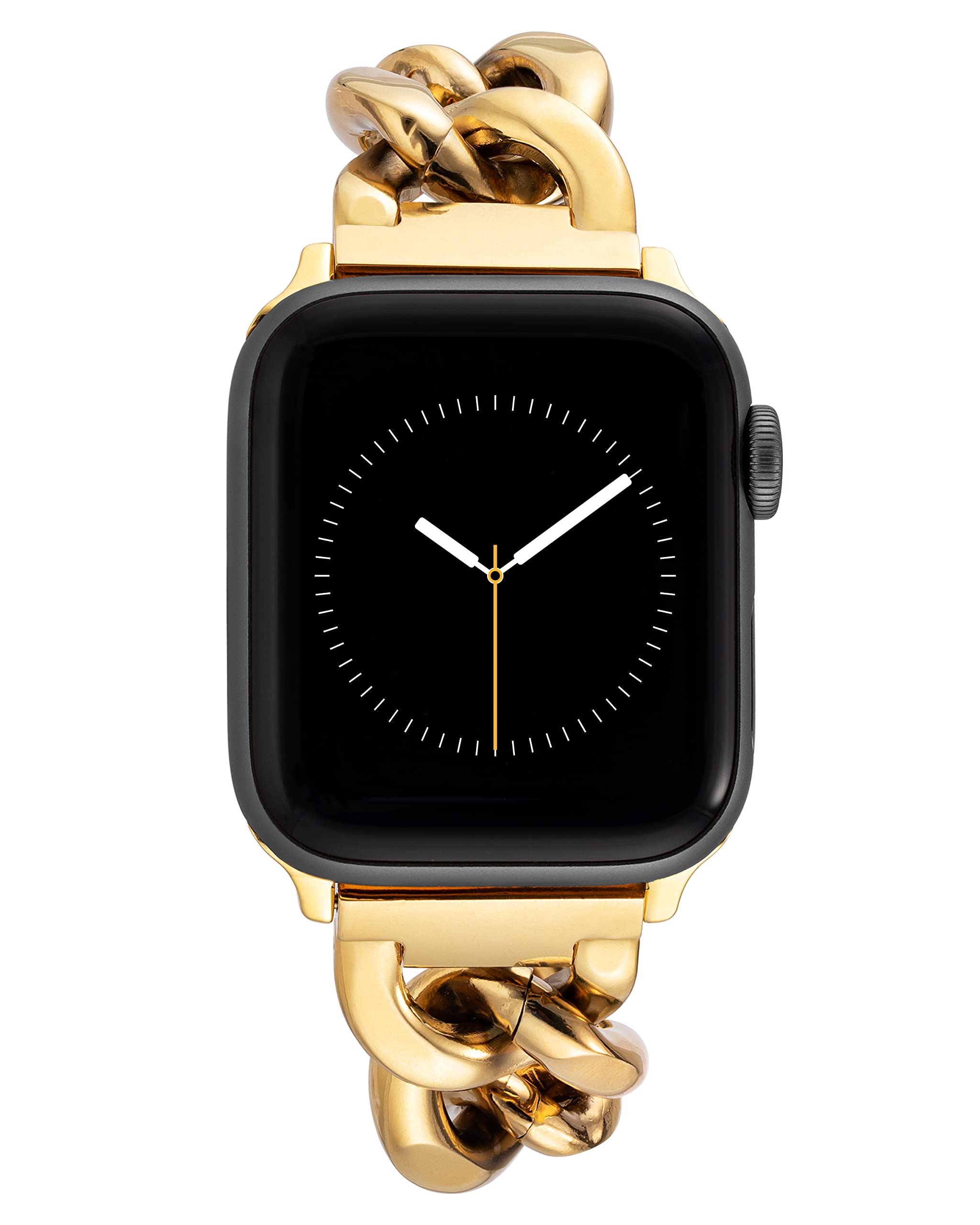 Anne Klein Women\'s Apple Watch Band 38/40/41mm Black Leather Strap Consider It Sustainable Leather Band for Apple Watch® - Anne  main image 3