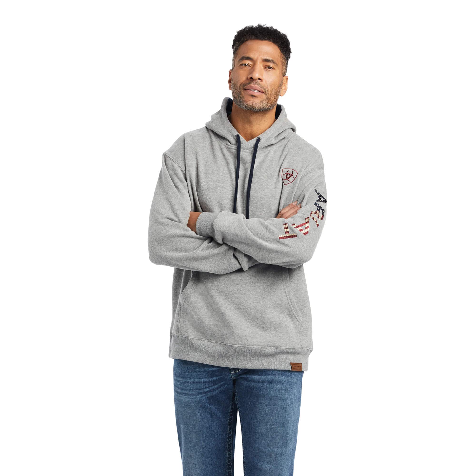 (取寄) アリアット メンズ ポラール ベアー フリース ブーディ Ariat men Polar Bear Fleece Hoodie Light Brindle Ariat Men's Polar Bear Light Brindle Fleece Hoodie 10052995
