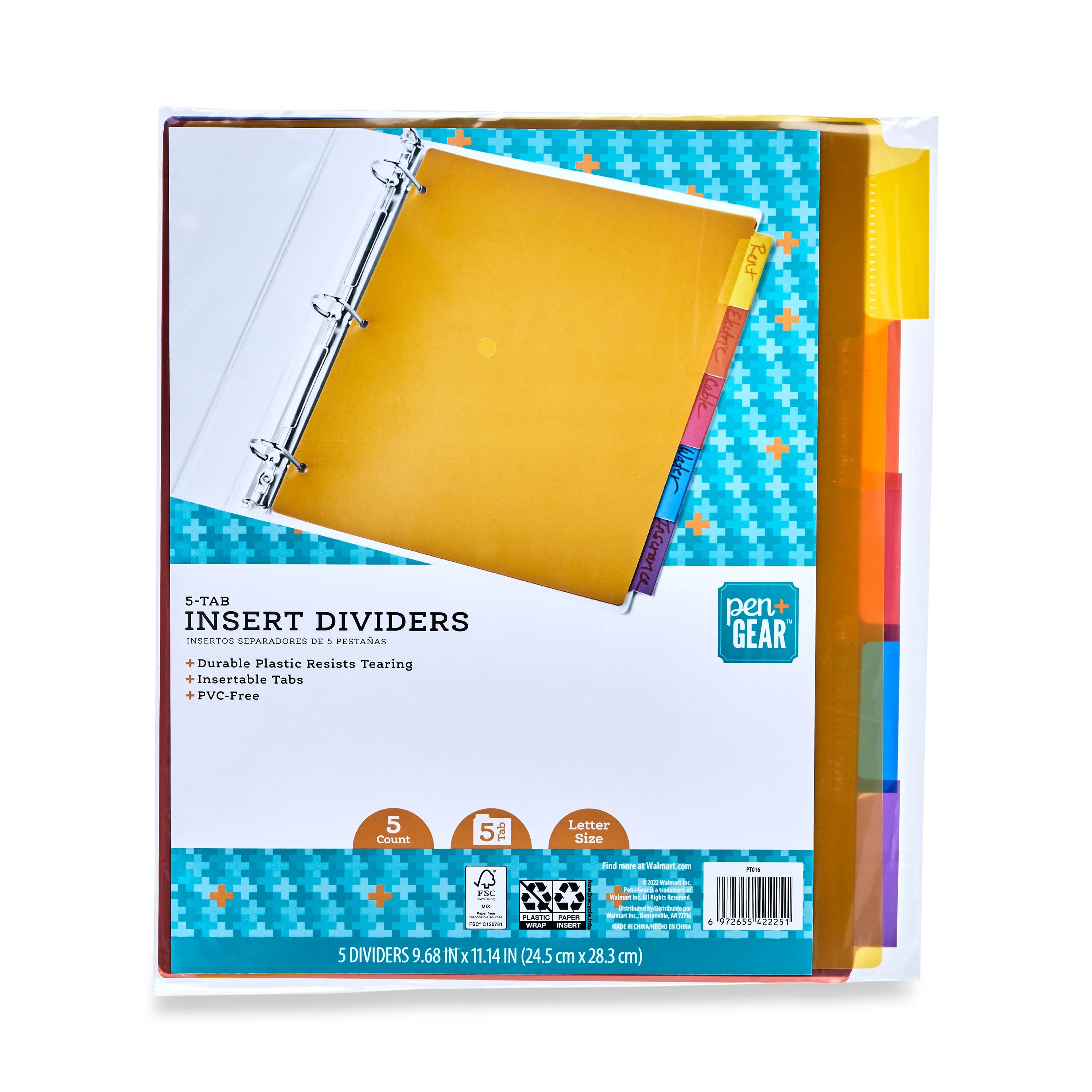 PEN+GEAR - Brandclub - Pen+Gear 8-Tab Insert Dividers with