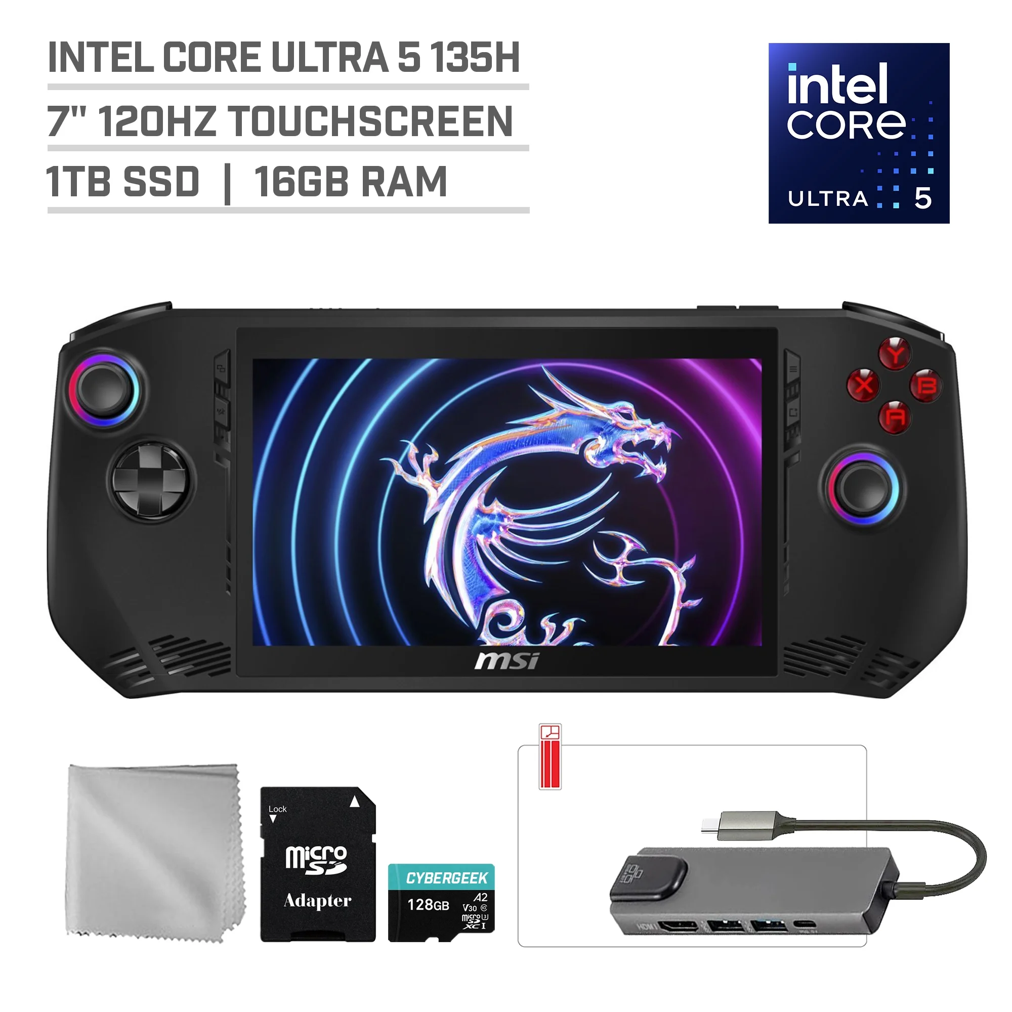 MSI - Brandclub - MSI Claw A1M 2TB SSD Gaming Handheld 7