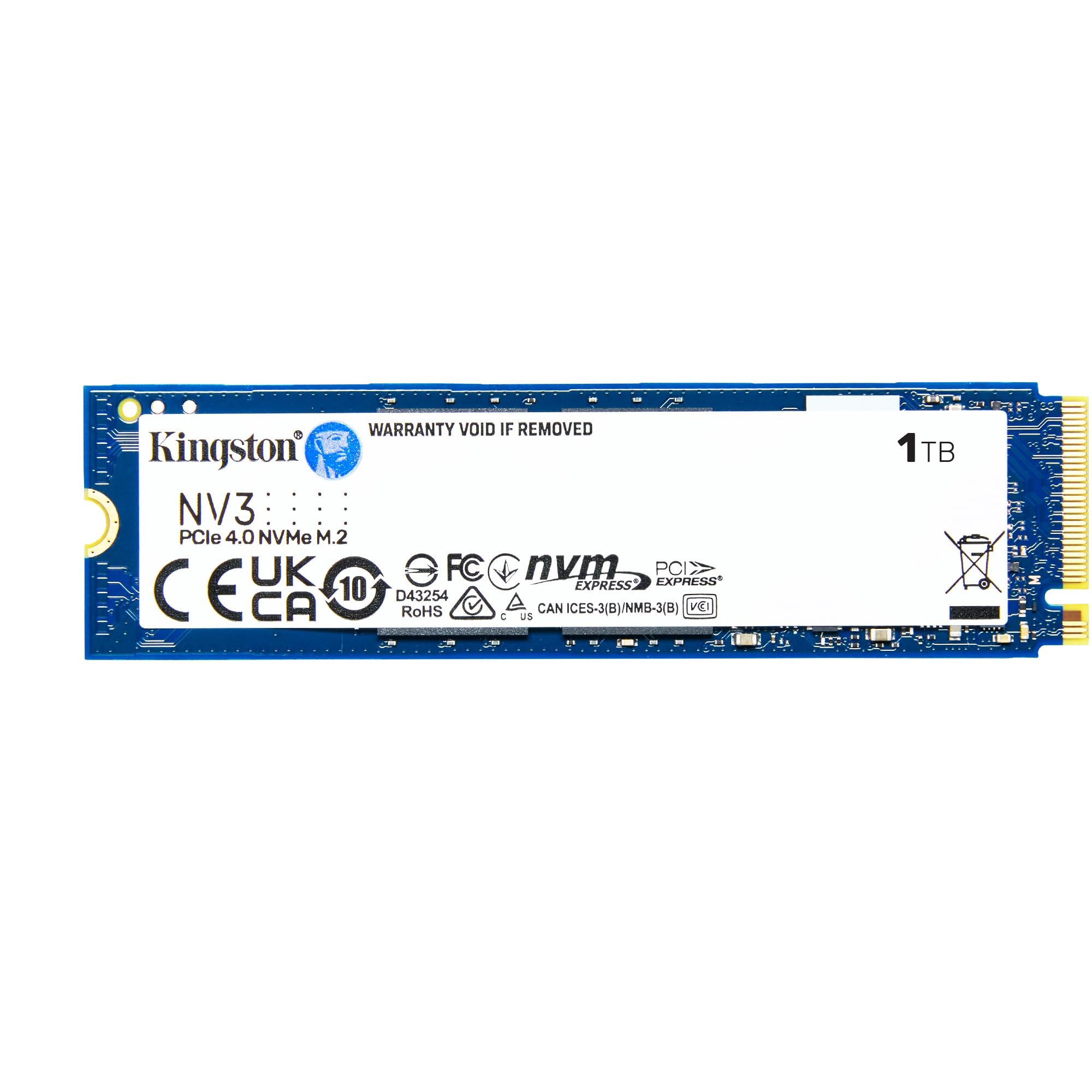内蔵型SSD 1TB Kingston KC3000 M.2 2280 PCIe NVMe KC3000 PCIe 4.0 NVMe M.2 SSD High-performance for desktop